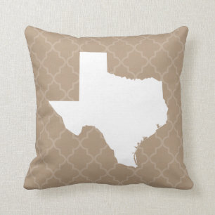 Almofada Travesseiro decorativo Quatrefoil do Texas Home St