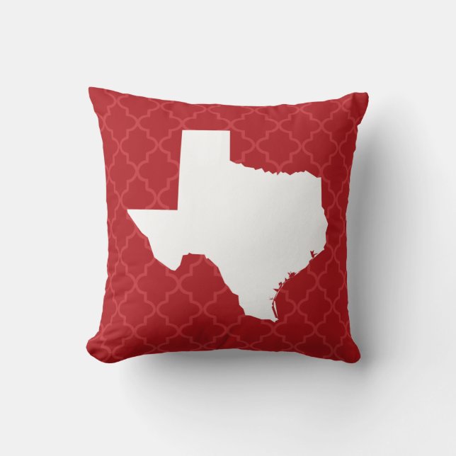 Almofada Travesseiro decorativo Quatrefoil do Texas Home St (Frente)