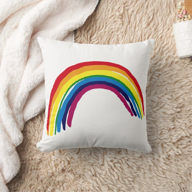 ALMOFADA TRAVESSEIRO DECORATIVO RAINBOW (Cobertor)