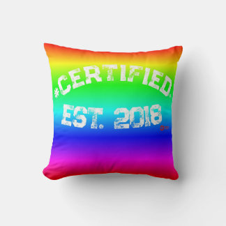 ALMOFADA TRAVESSEIRO DECORATIVO RAINBOW #CERTIFICADO