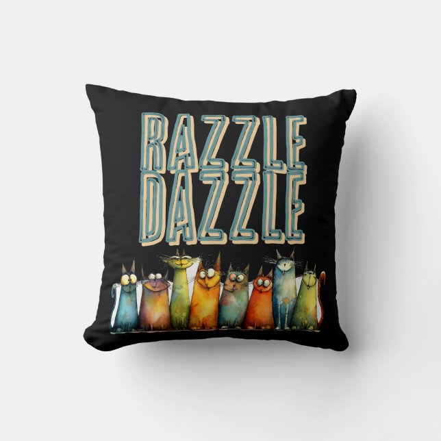 Almofada Travesseiro Decorativo Razzle Dazzle (Frente)