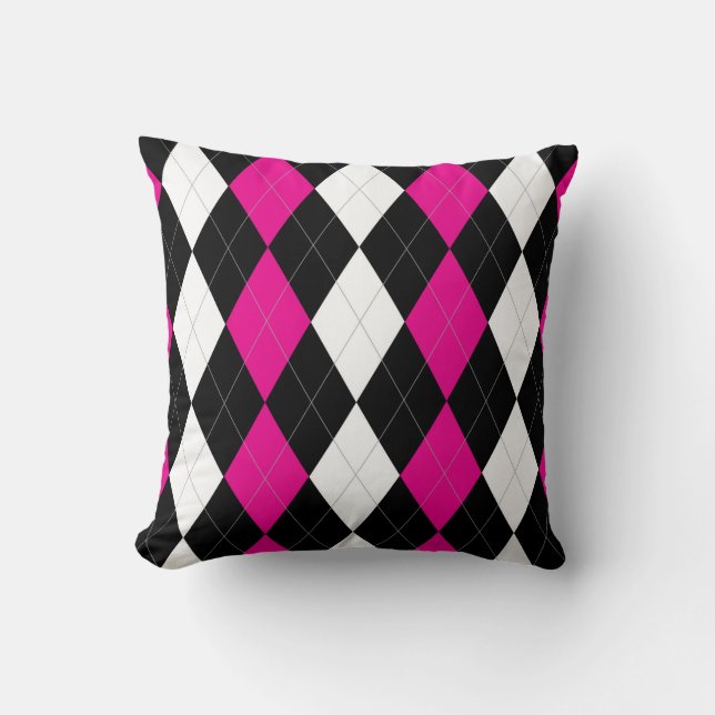 Almofada Travesseiro decorativo Rebel Argyle (Frente)