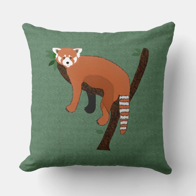Almofada Travesseiro decorativo Red Panda (Frente)
