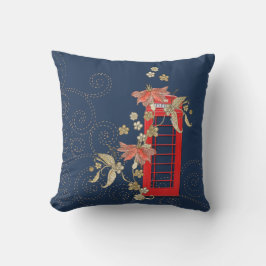 Almofada Travesseiro decorativo Red Phone Box