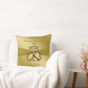 Almofada Travesseiro decorativo religioso do aniversário d