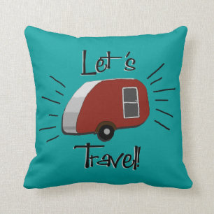 Almofada Travesseiro decorativo retro do design do campista