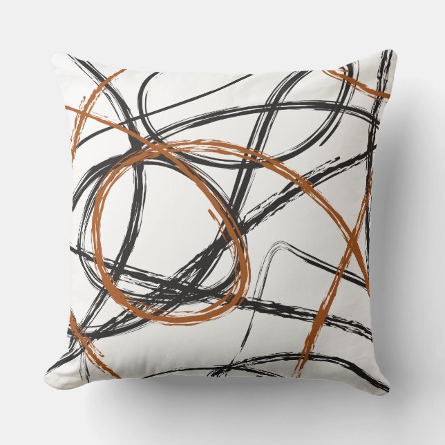 Almofada Travesseiro decorativo retrorreflector BROWN CRAZY (Frente)