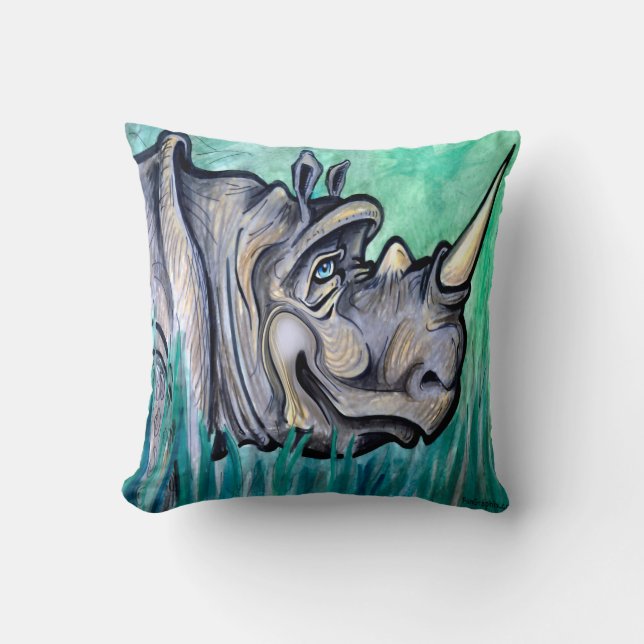 Almofada Travesseiro decorativo Rhino (Frente)