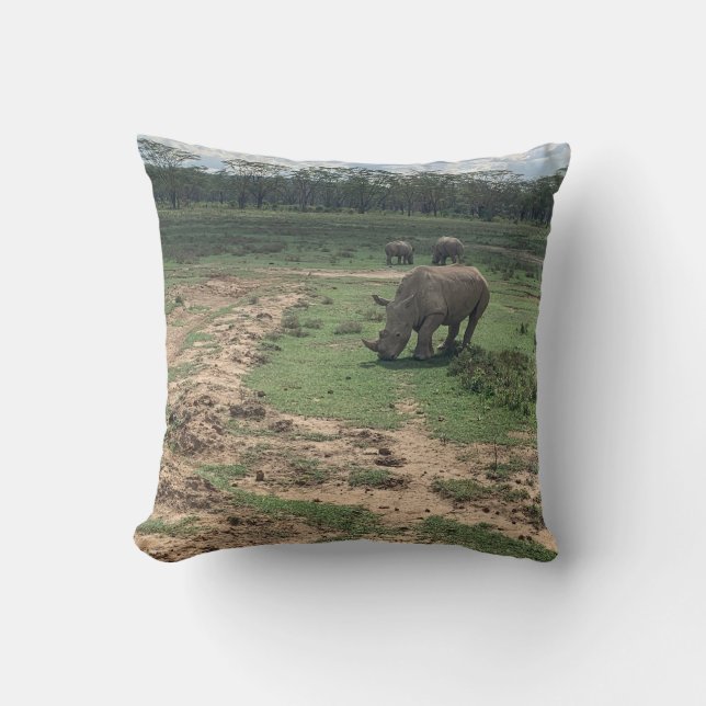 Almofada Travesseiro decorativo Rhino Cotton (Frente)
