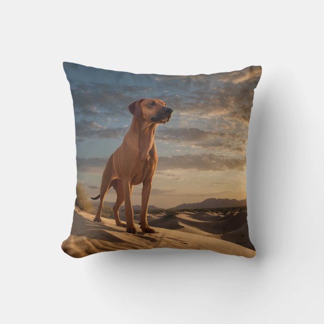 Almofada Travesseiro decorativo Ridgeback Elegante (Frente)