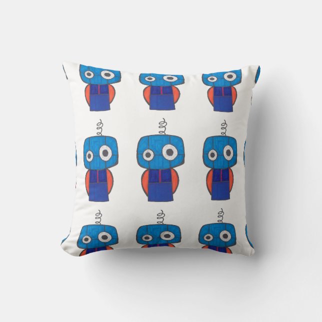 Almofada Travesseiro decorativo Robot (Frente)