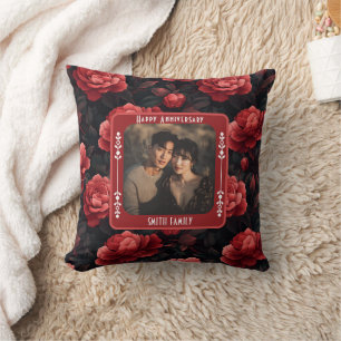 Almofada Travesseiro decorativo Romântico de Aniversário In