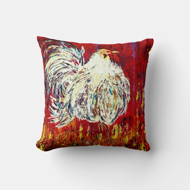 Almofada Travesseiro decorativo Rooster (Frente)