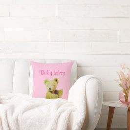 Almofada Travesseiro decorativo Rosa Bebê Teddy Bear Bear