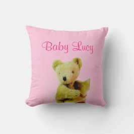 Almofada Travesseiro decorativo Rosa Bebê Teddy Bear Bear