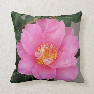 Almofada Travesseiro decorativo Rosa Camellia