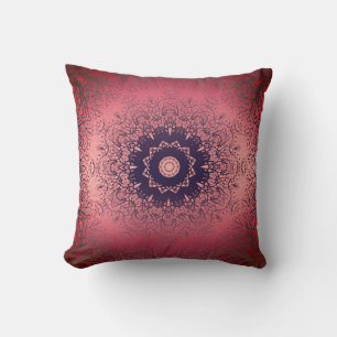 Almofada travesseiro decorativo rosa e cinza
