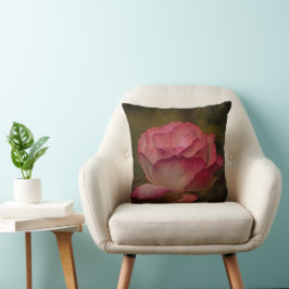 Almofada Travesseiro decorativo rosa forte texturizado