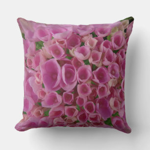 Almofada Travesseiro decorativo Rosa Hydrangea Flowers