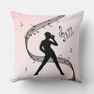 Almofada Travesseiro decorativo Rosa Jazz Dance