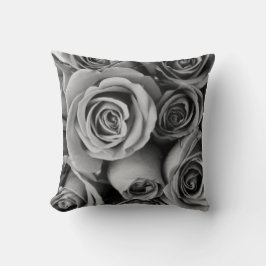 Almofada Travesseiro decorativo Rose Bouquet da Vintage B&W