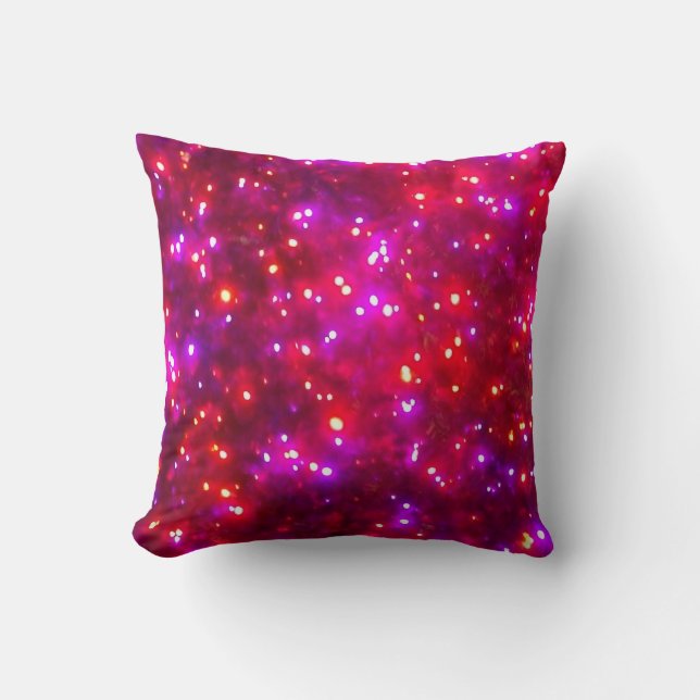 Almofada travesseiro decorativo 'Rosy Sparkle' (Frente)