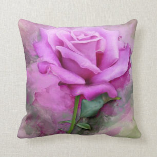 Almofada travesseiro decorativo roxo.