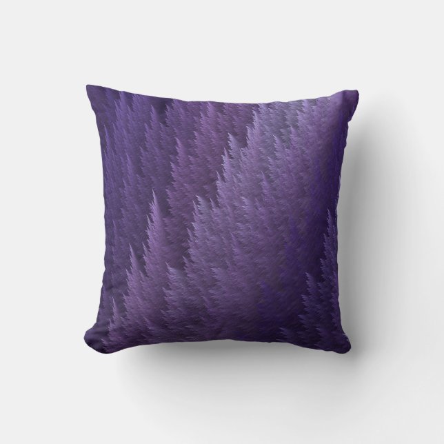 Almofada Travesseiro decorativo roxo do design do teste (Frente)