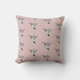 Almofada Travesseiro decorativo Rúby Throated Hummingbird 1