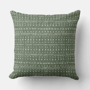 Almofada Travesseiro decorativo Sage Green Dots