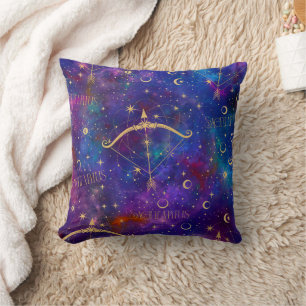 Almofada Travesseiro decorativo Sagittarius Galaxy