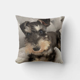 Almofada Travesseiro Decorativo Schnauzer