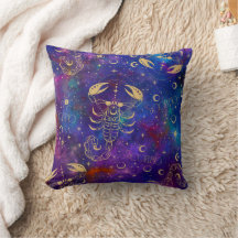 Travesseiro decorativo Scorpio Galaxy