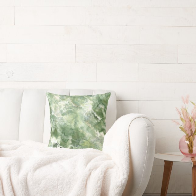 Almofada Travesseiro decorativo sem costura de Moss Green (Sofá)
