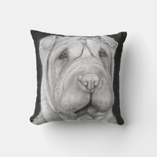 Almofada Travesseiro decorativo - Shar-Pei Chinês