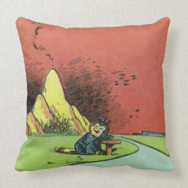 Almofada Travesseiro decorativo "Sleeping Kat" de Arte em Q