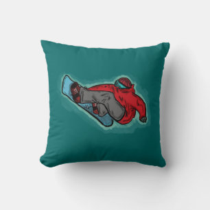 Almofada Travesseiro decorativo Snowboarder