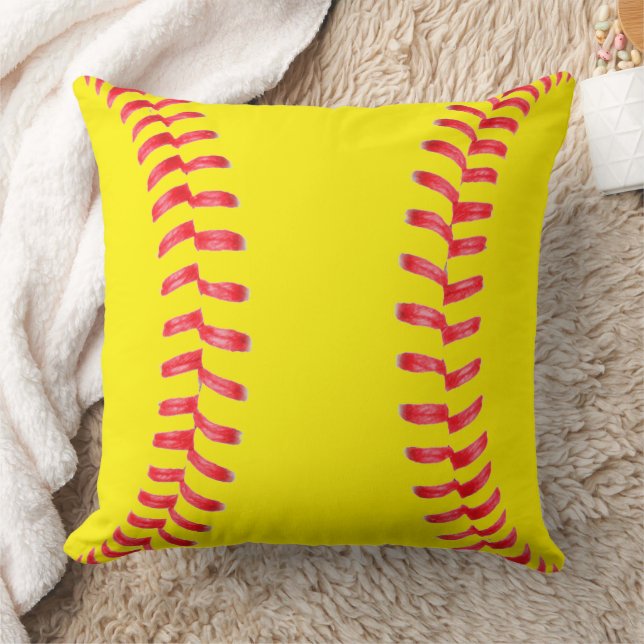 Almofada Travesseiro decorativo Softball Personalizado (Cobertor)