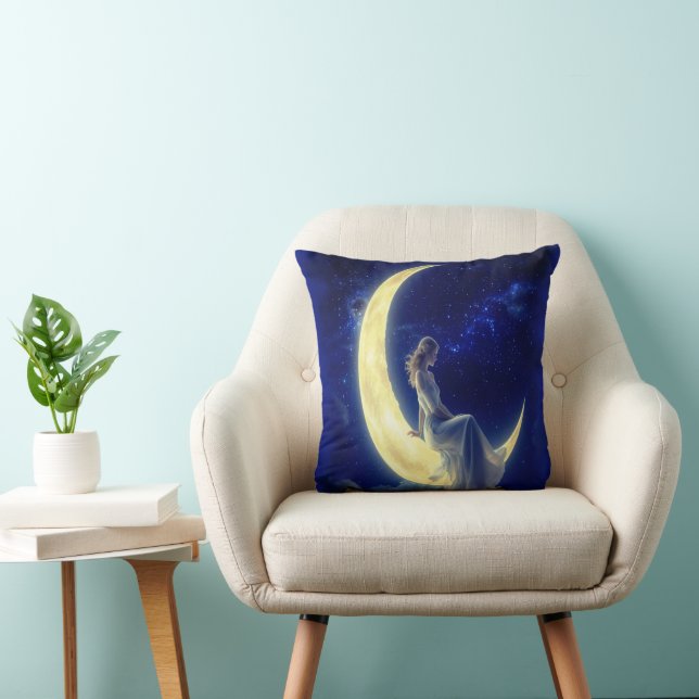 Almofada Travesseiro decorativo Sonhador Crescent Moon (Cadeira)
