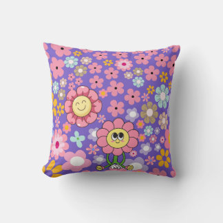 Almofada Travesseiro Decorativo Sorrindo Blooms