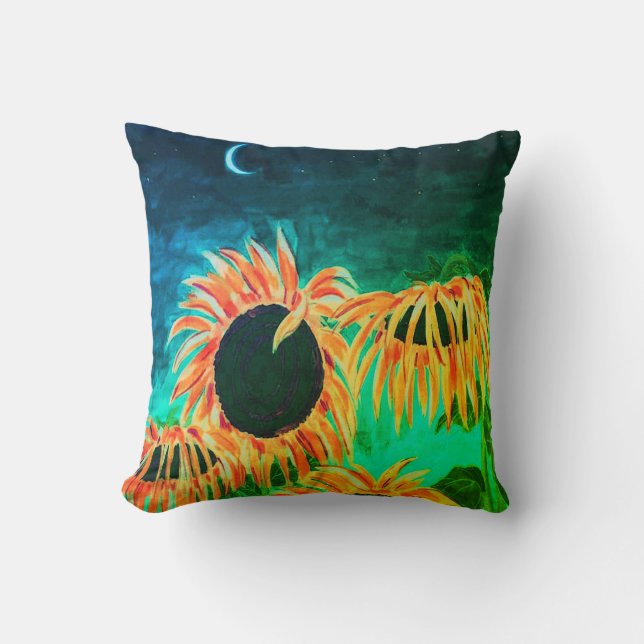 Almofada Travesseiro decorativo Sunflower (Frente)