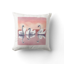 Travesseiro decorativo Swan Branco