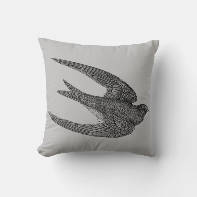 Almofada Travesseiro decorativo Swift Bird (Frente)
