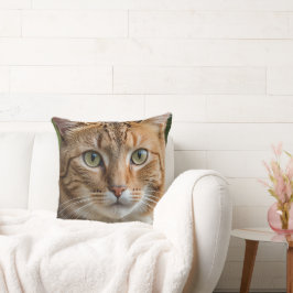 Almofada Travesseiro decorativo Tabby Cat