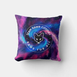 Almofada Travesseiro decorativo Team Rawr Galaxy