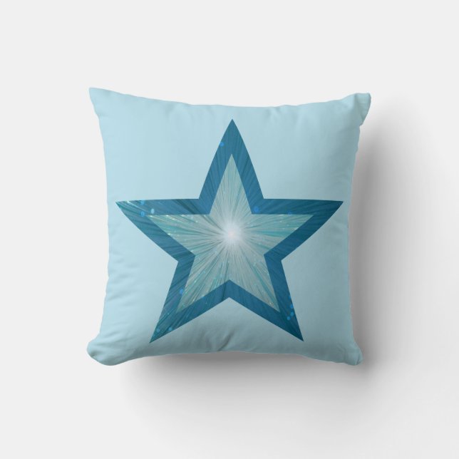 Almofada Travesseiro decorativo 'Texto' de Estrela Azul Pál (Frente)