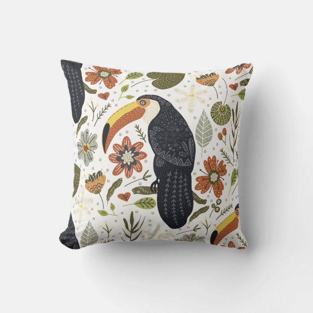 Almofada Travesseiro decorativo Toucan (Frente)