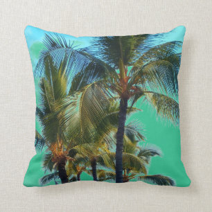 Almofada Travesseiro decorativo tropical da palmeira