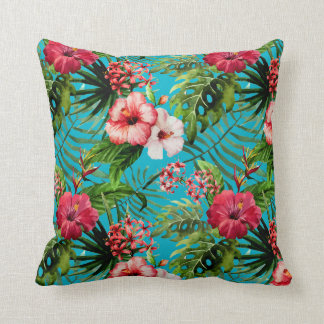 Almofada Travesseiro decorativo tropical de Flamigos e de