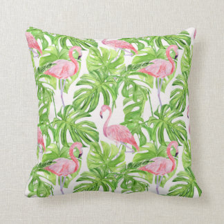 Almofada Travesseiro decorativo Tropical Flamingo Pattern